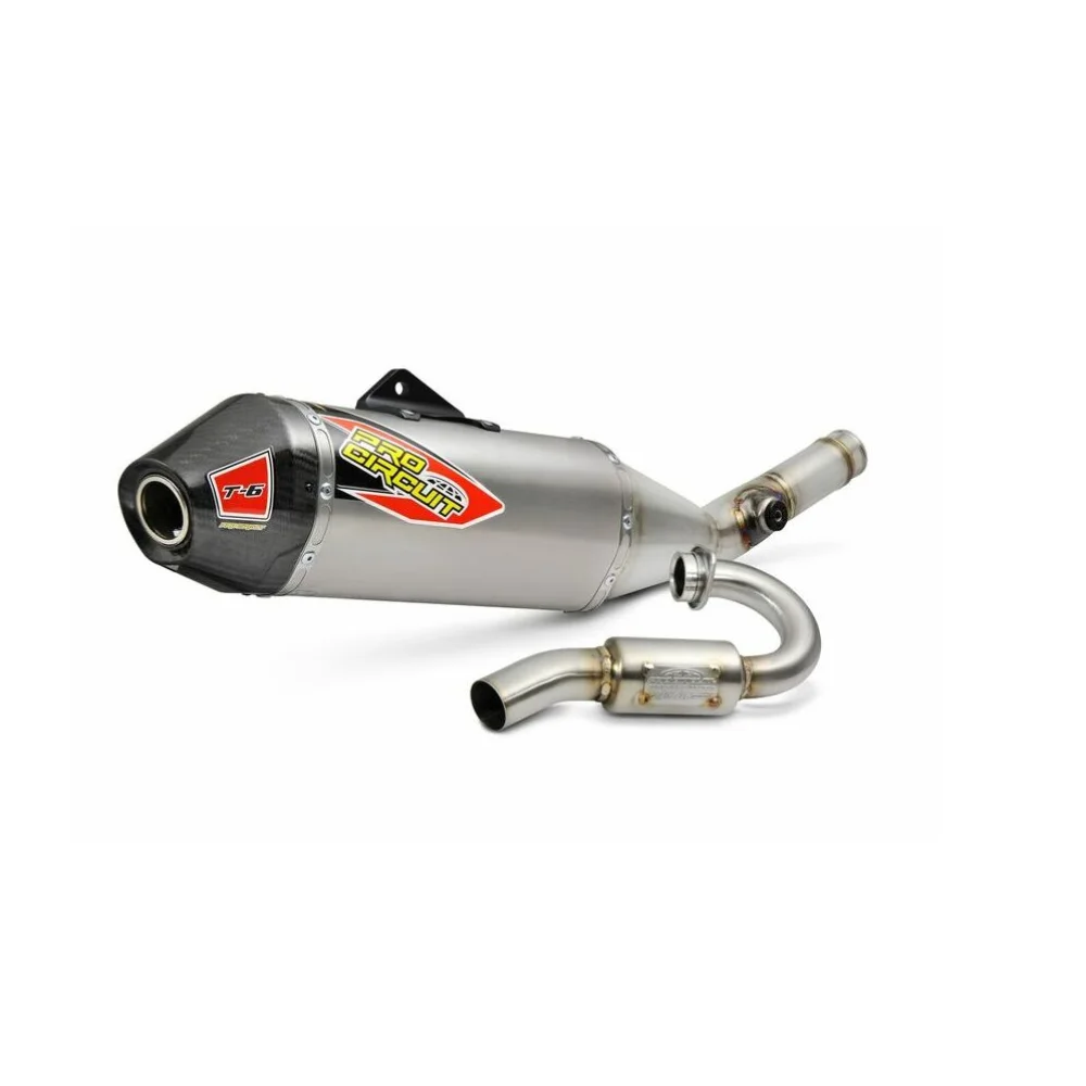 T 6 Euro Impianto Di Scarico Ss/Ti/Cf Titanium Pro Circuit