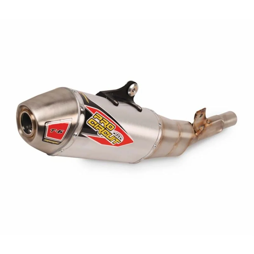 Silenziatori Slip On T 6 Inox Aluminum Brushed Pro Circuit