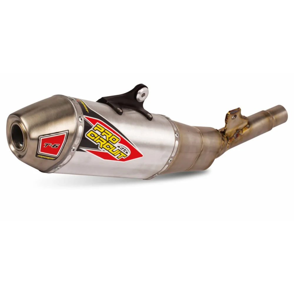 Silenziatori Slip On T 6 Inox Aluminum Brushed Pro Circuit
