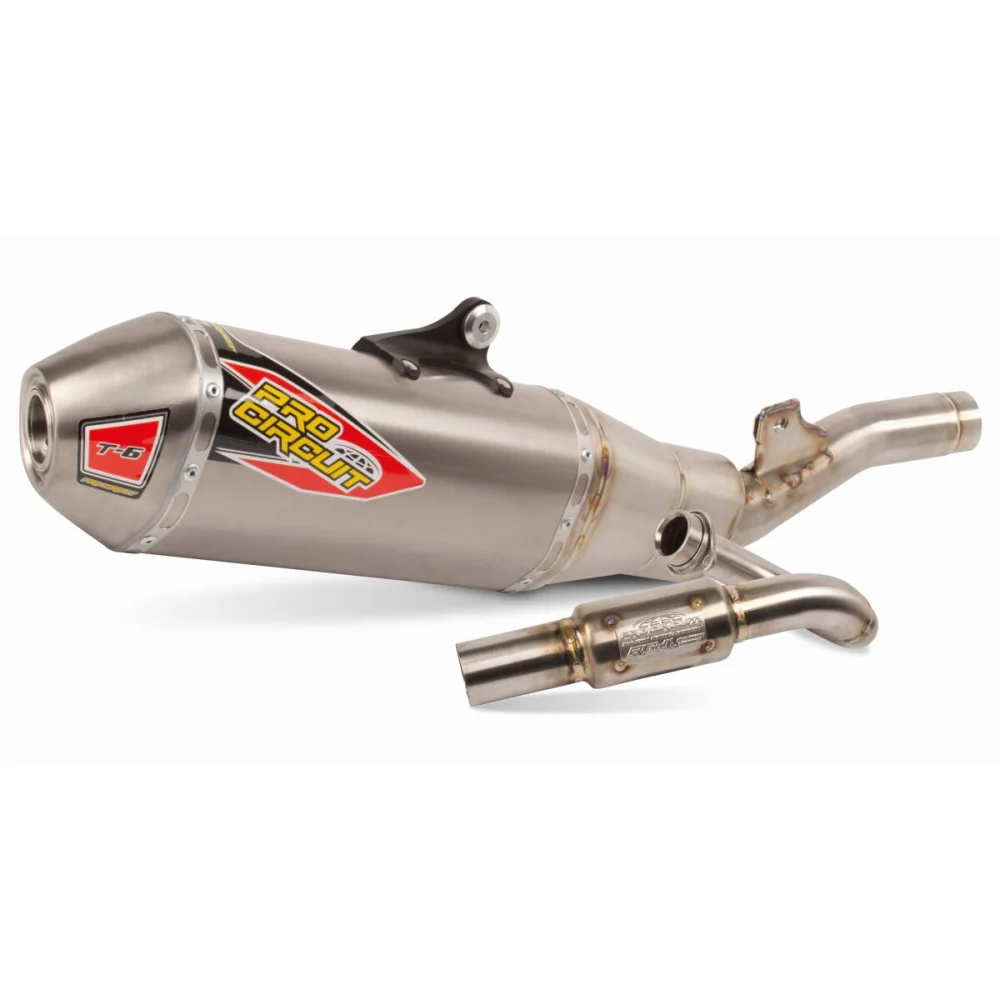 T 6 Euro Impianto Di Scarico Ss/Ti/Cf Titanium Pro Circuit