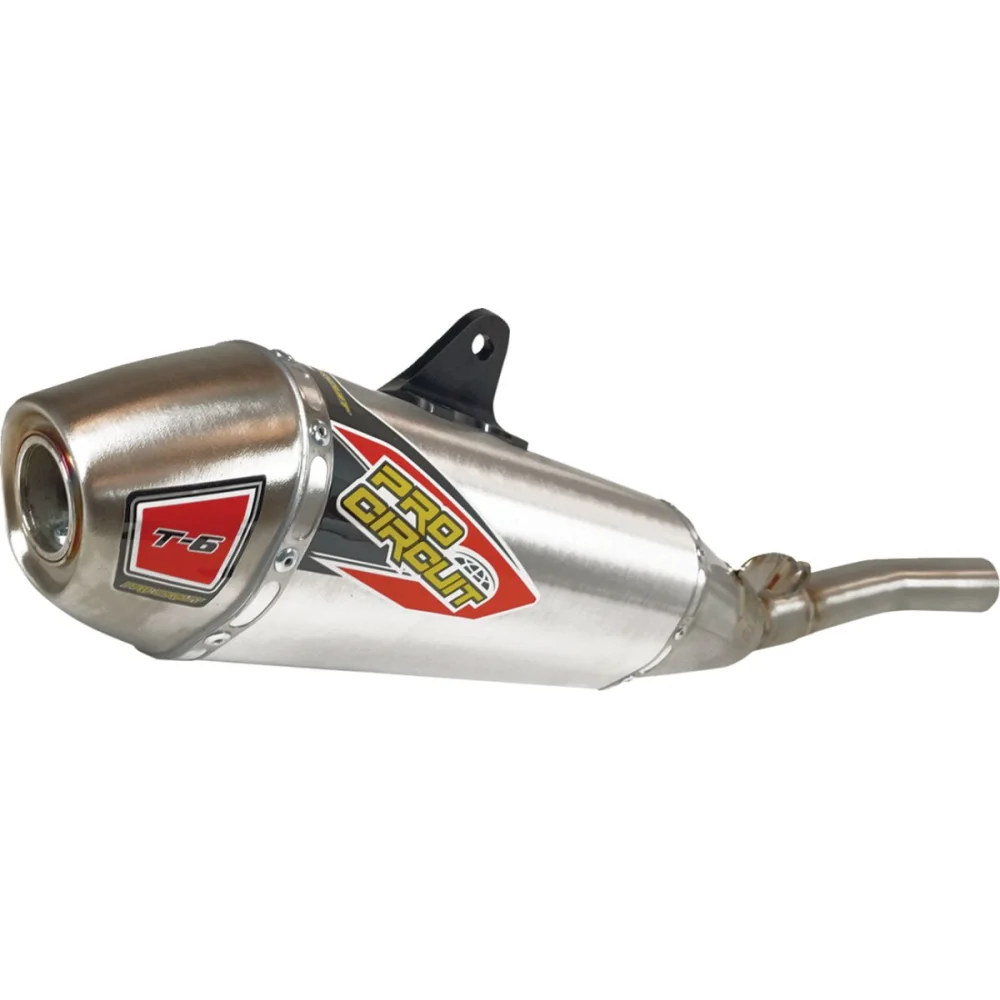 Silenziatori Slip On T 6 Inox Aluminum Brushed Pro Circuit