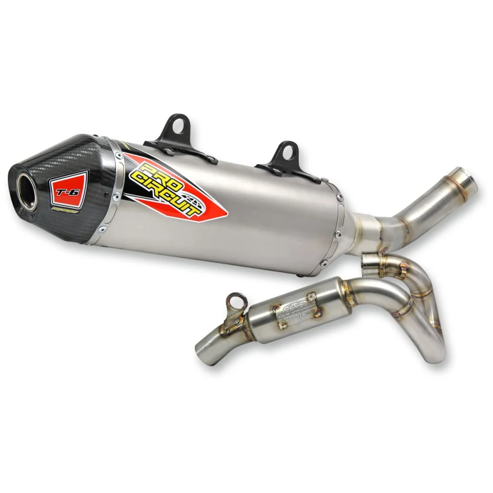 T 6 Euro Impianto Di Scarico Ss/Ti/Cf Titanium Pro Circuit
