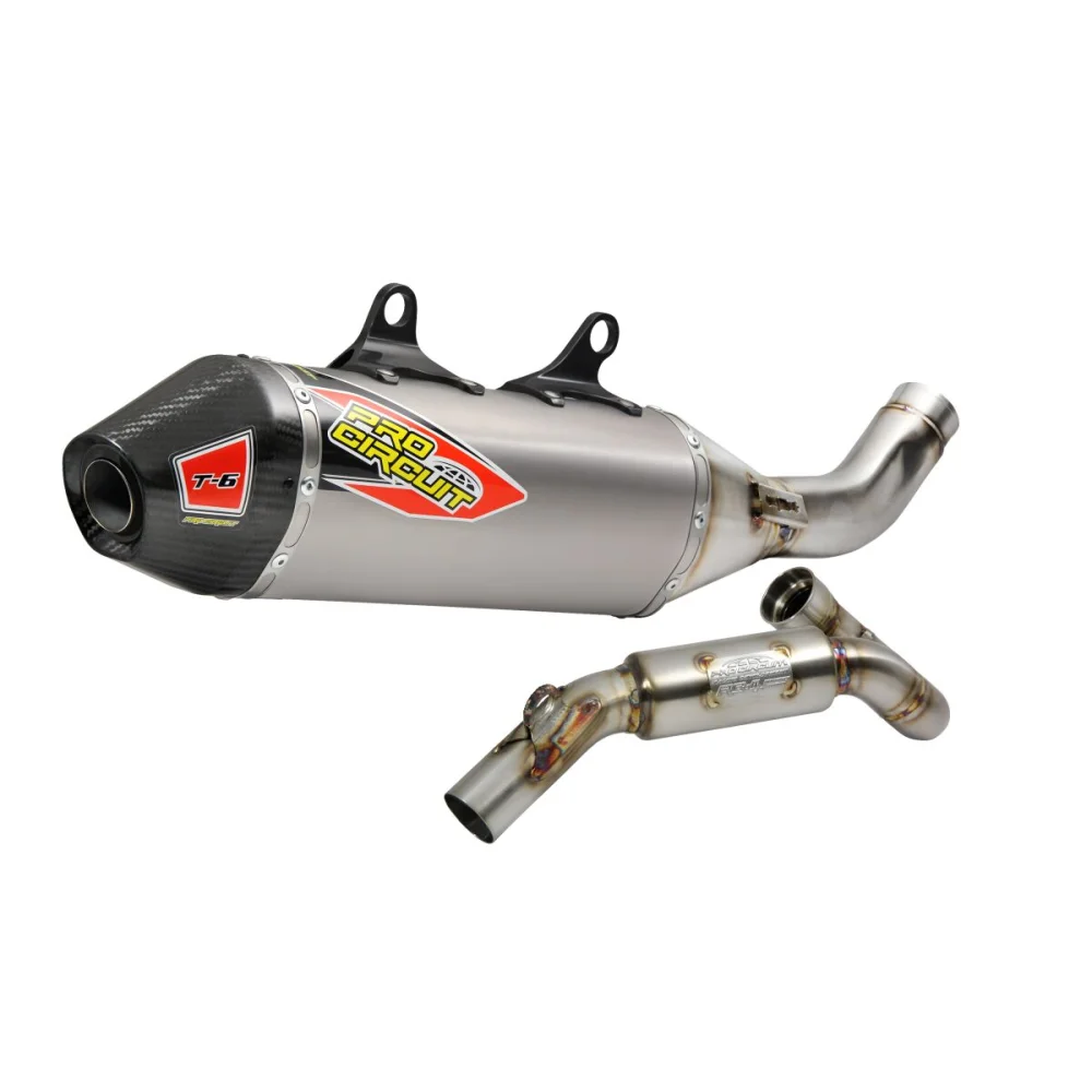 T 6 Euro Impianto Di Scarico Ss/Ti/Cf Titanium Pro Circuit - 2