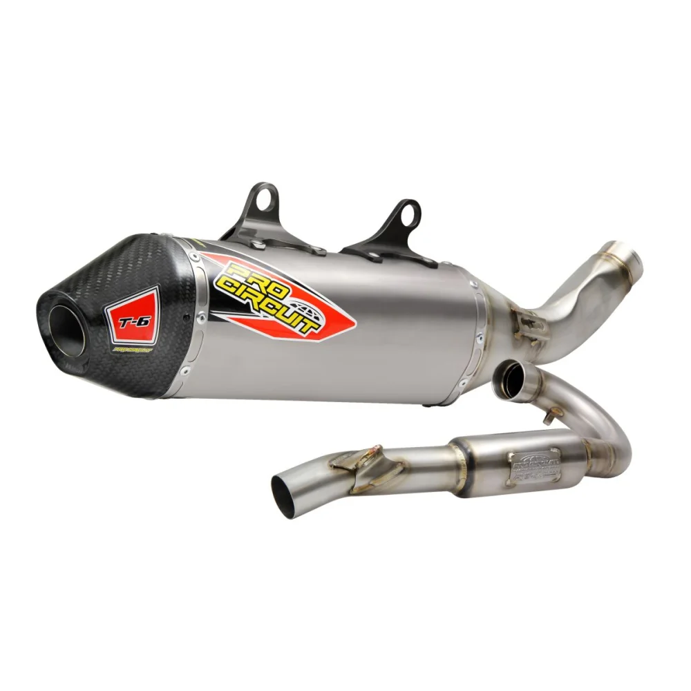 T 6 Euro Impianto Di Scarico Ss/Ti/Cf Titanium Pro Circuit