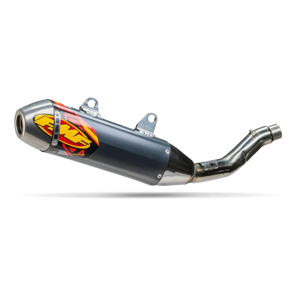 Powercore 4 Hex Terminale Slip On Aluminum Anodized Gray Fmf