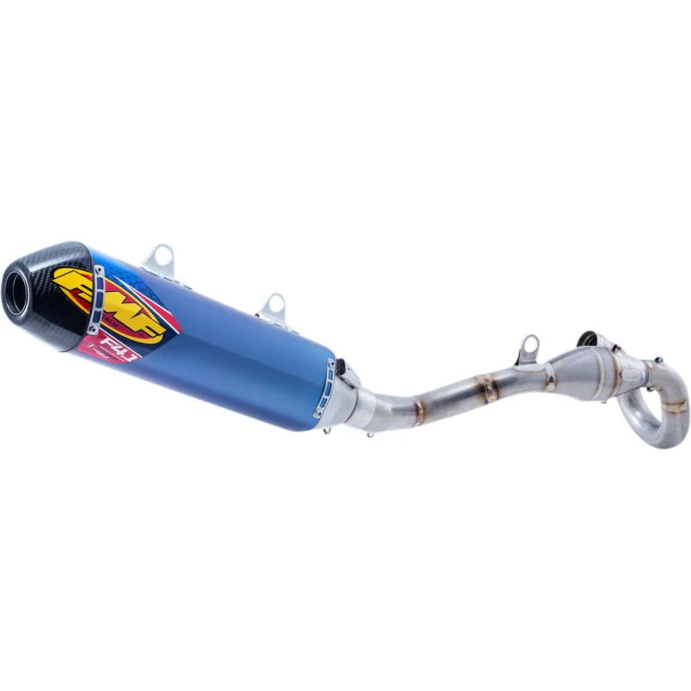 Impianto Di Scarico Factory 4.1 Rct Titanium Blue Anodized Fmf