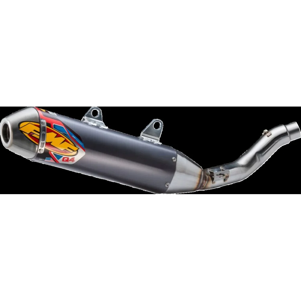 Silencer Q4 Hex Slip On Aluminum Raw Fmf