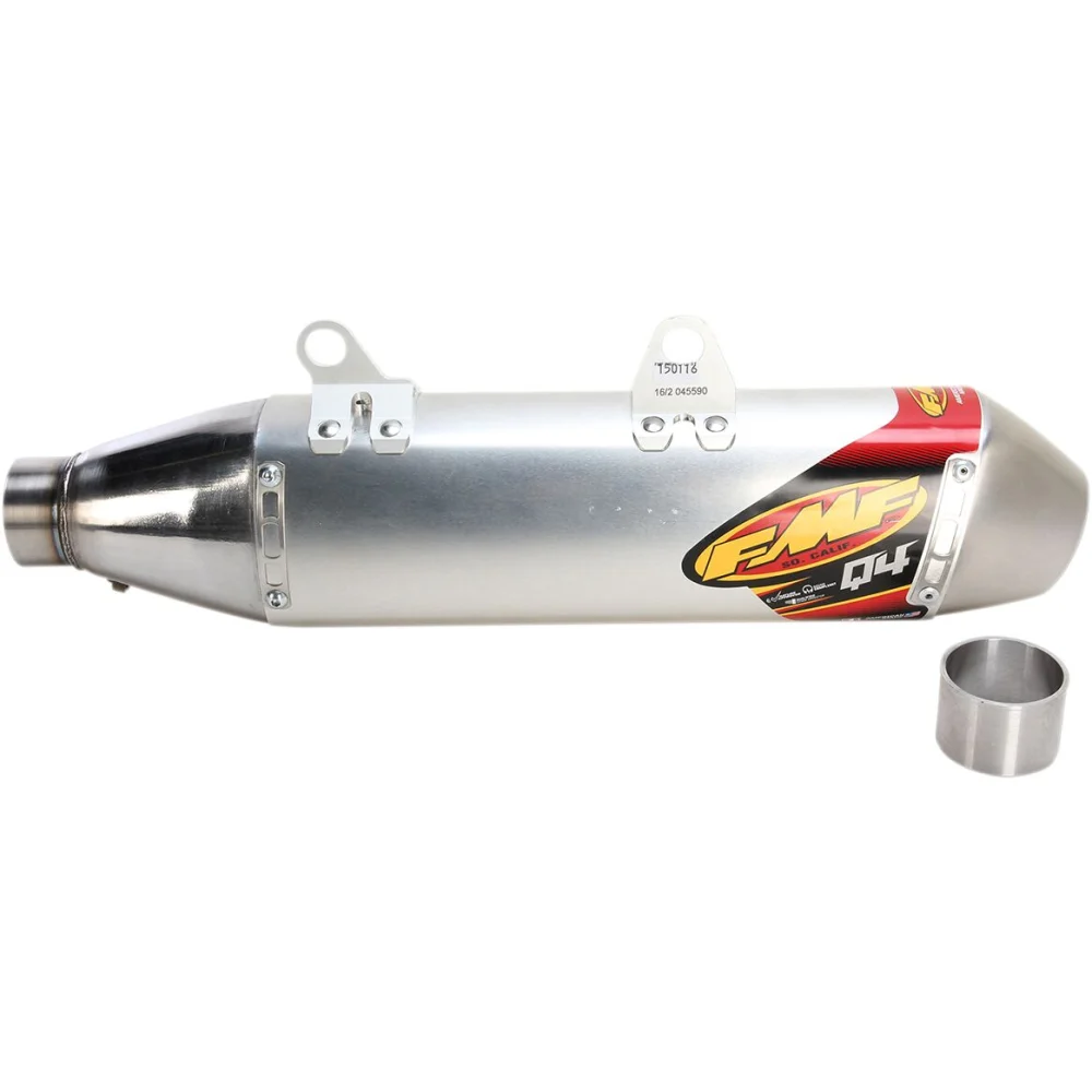 Silencer Q4 Hex Slip On Aluminum Raw Fmf - 2