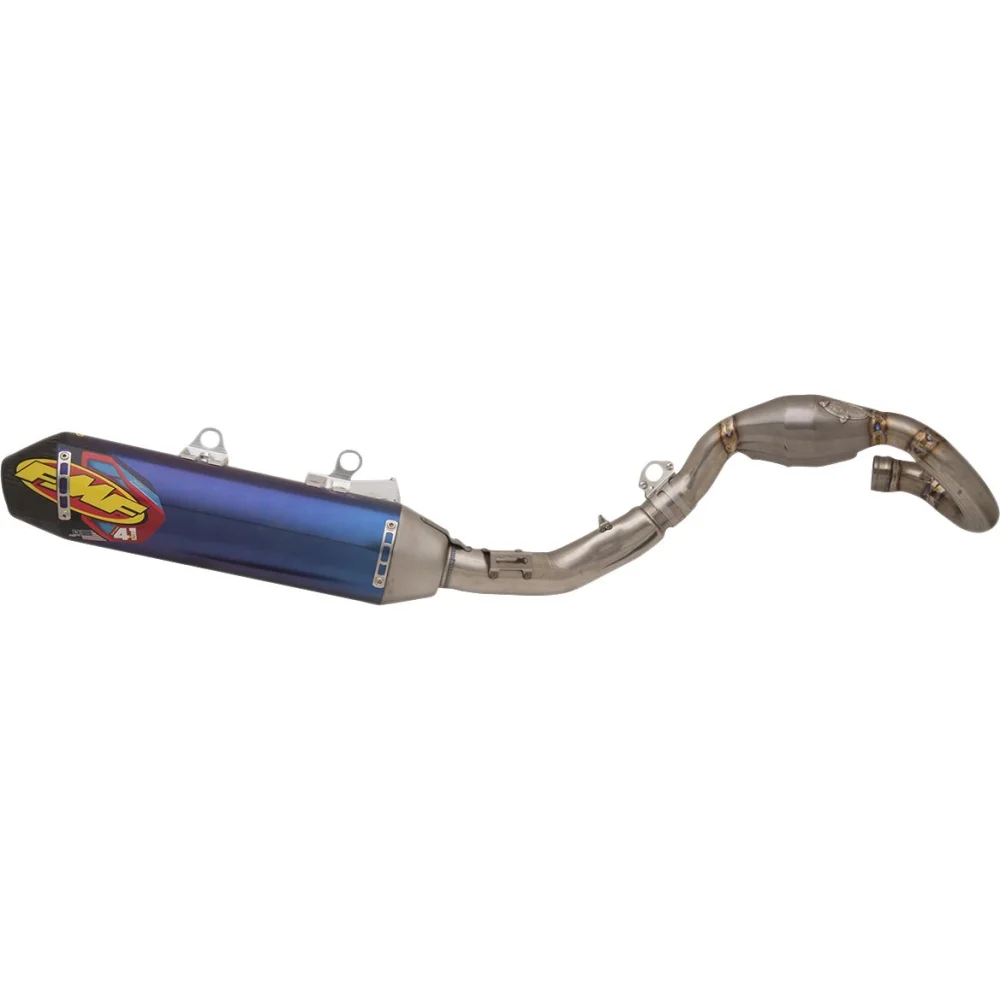 Impianto Di Scarico Factory 4.1 Rct Titanium Anodized Blue Fmf