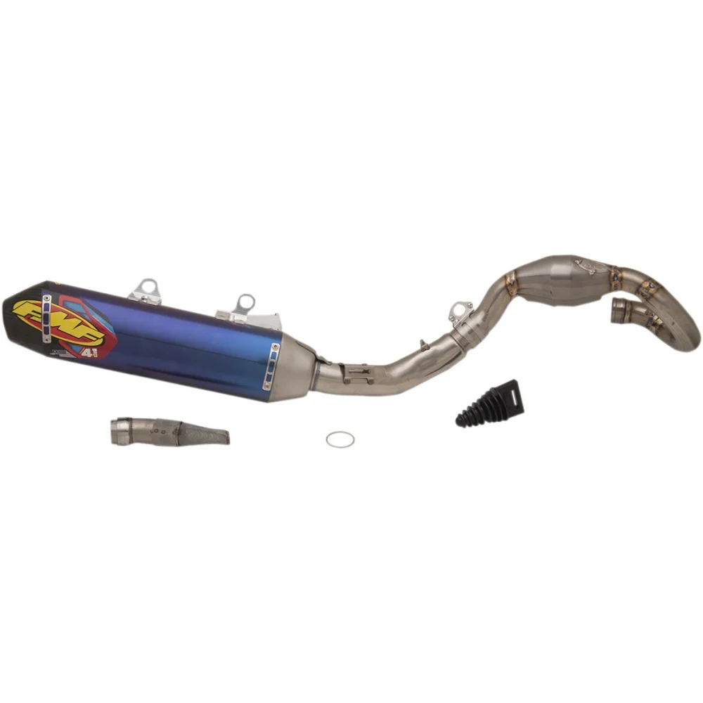 Impianto Di Scarico Factory 4.1 Rct Titanium Anodized Blue Fmf - 2