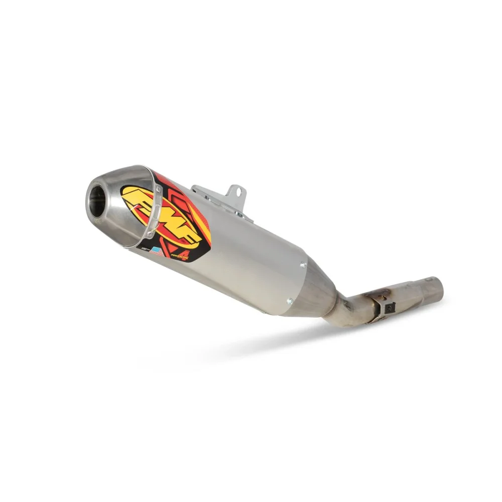 Powercore 4 Hex Terminale Slip On Aluminum Anodized Clear Fmf