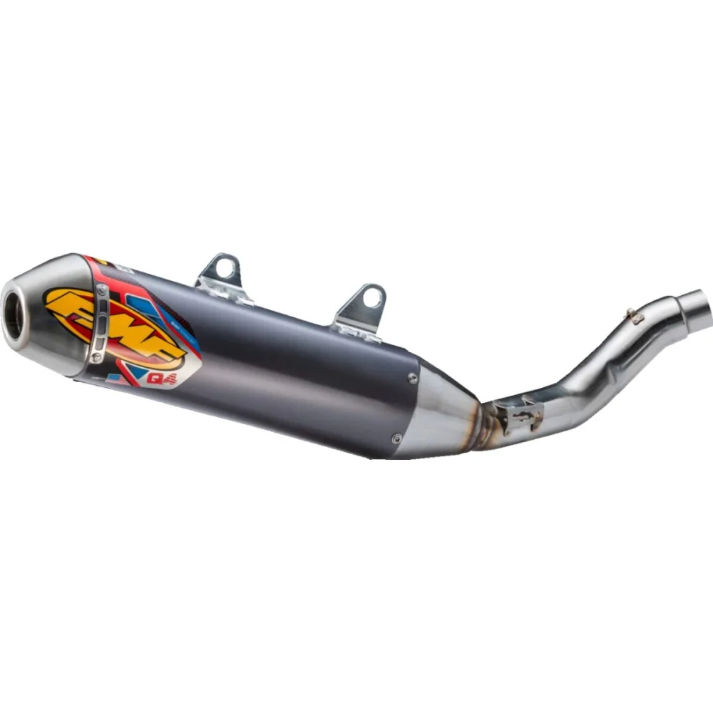 Silencer Q4 Hex Slip On Aluminum Raw Fmf