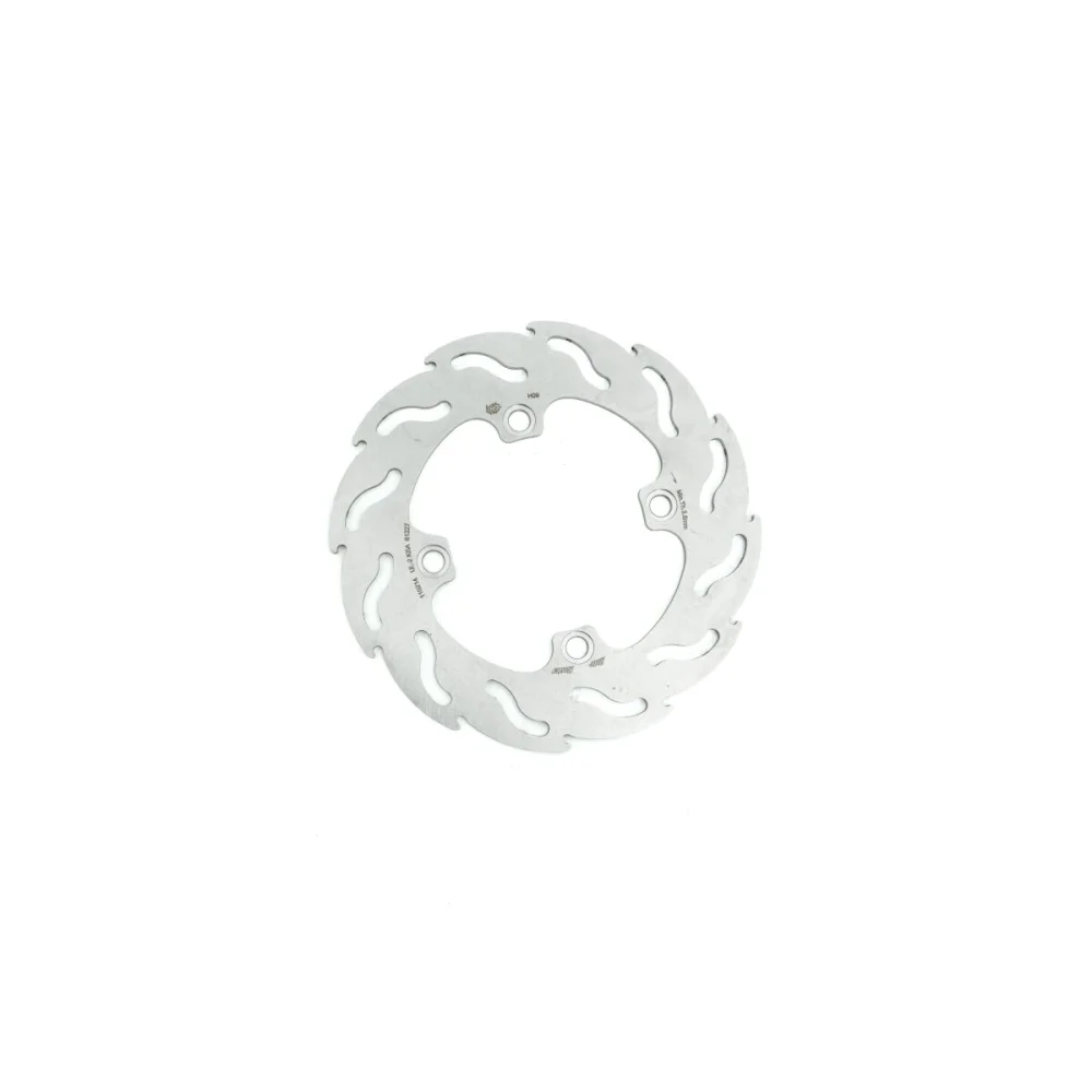 Flame Series Fixed Rotor 184 Mm Posteriore Silver Moto Master - 2
