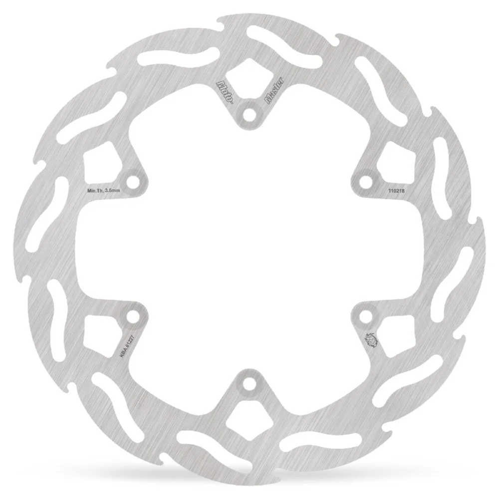 Flame Series Fixed Rotor 220 Mm Posteriore Stainless Steel Moto Master - 1