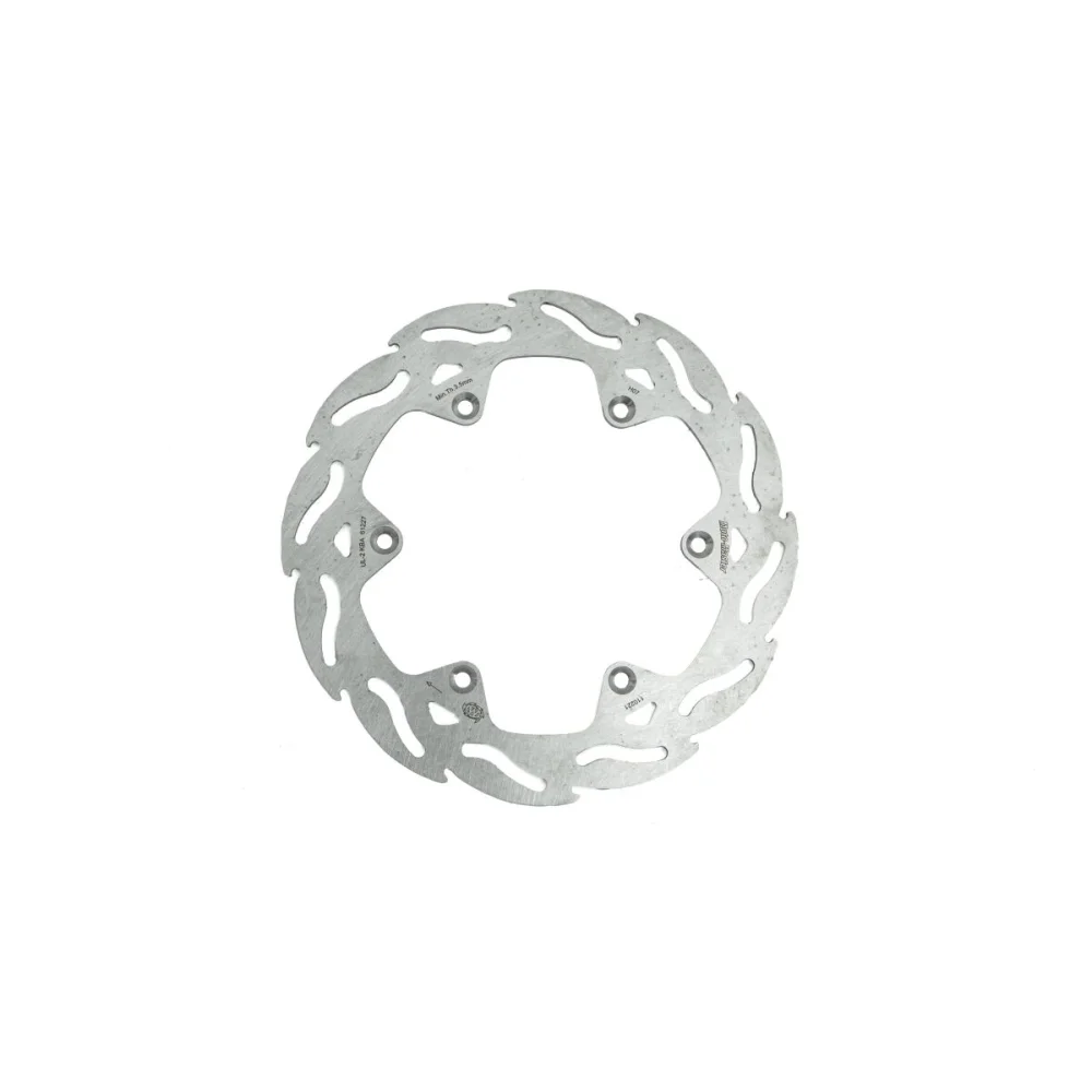 Flame Series Fixed Rotor 220 Mm Stainless Steel Silver Moto Master - 2