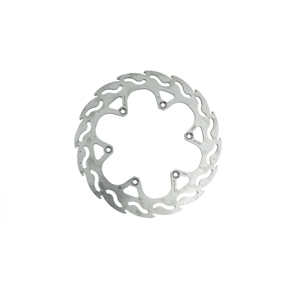 Flame Series Fixed Rotor 240 Mm Stainless Steel Silver Moto Master - 2