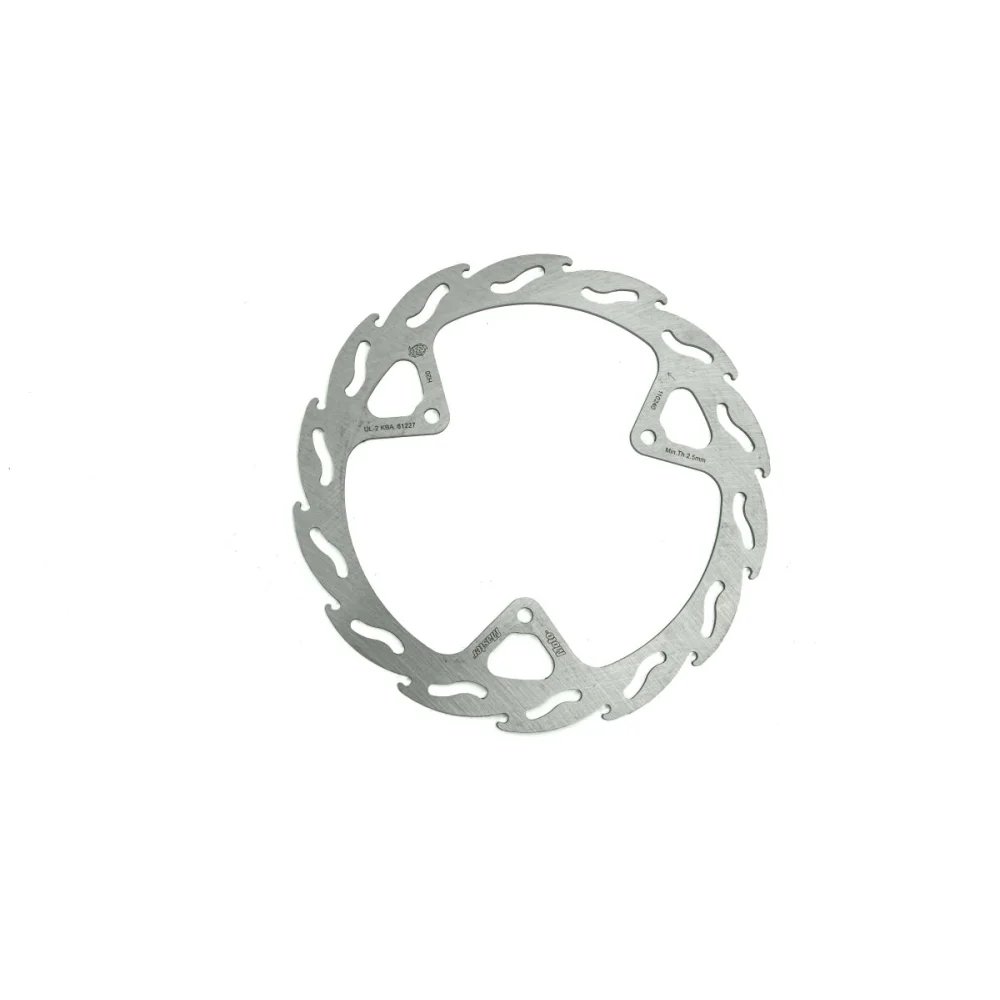 Flame Series Fixed Rotor 198 Mm Anteriore Silver Moto Master - 2