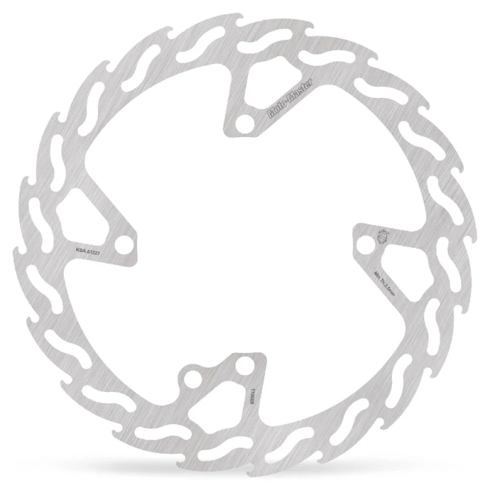 Flame Series Fixed Rotor 256 Mm Anteriore Sinistro Stainless Steel Moto Master