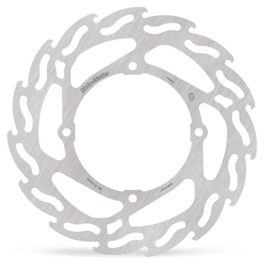 Flame Series Fixed Rotor 198 Mm Anteriore Sinistro Silver Moto Master