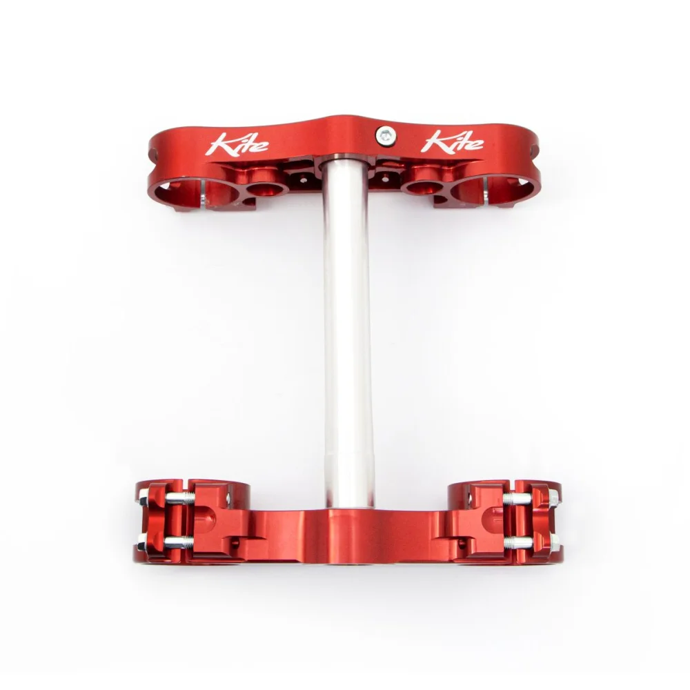 Piastre Per Forcelle Mx En Aluminum Red Kite