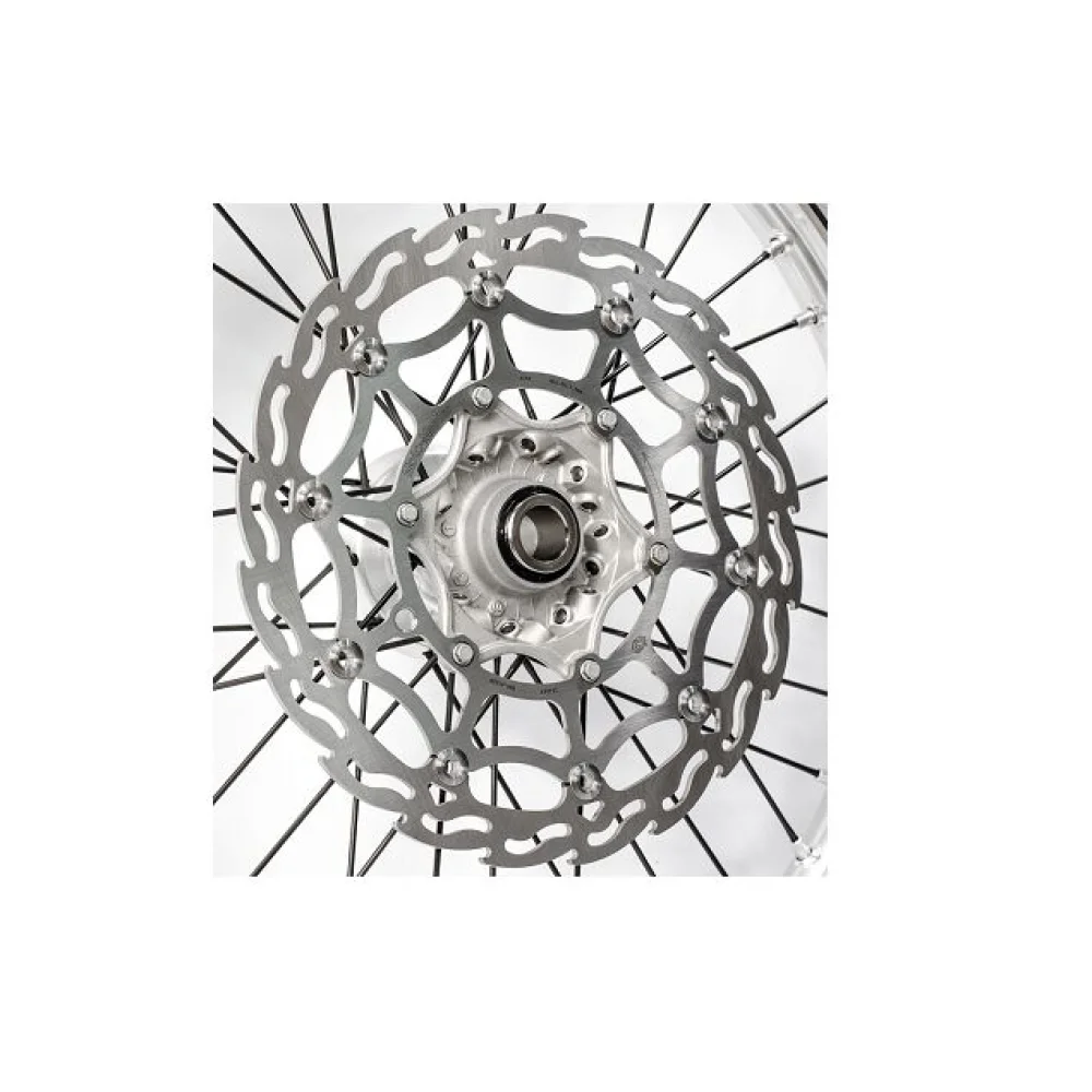 Disco Flame Series 320 Mm Anteriore Stainless Steel Silver Moto Master - 2