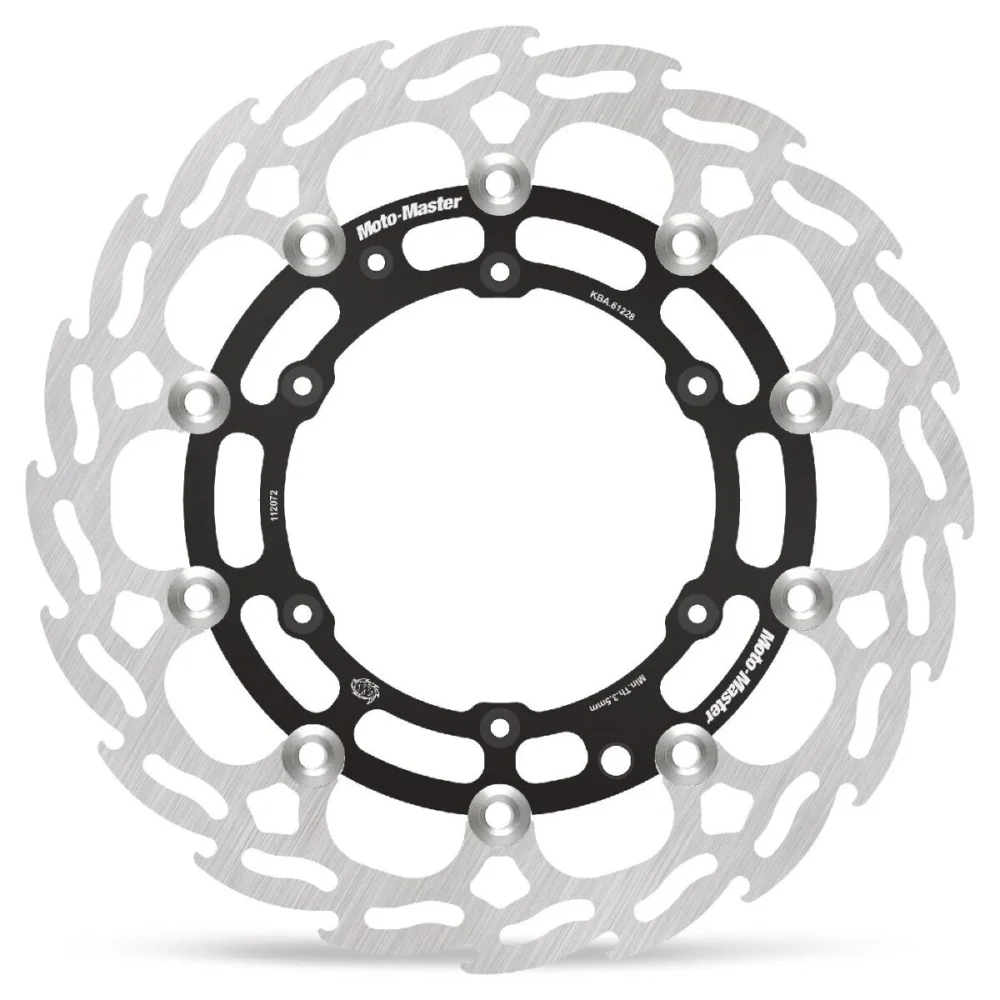 Kit Disco Freno Anteriore Da 298 Mm Dakar Disco Freno Black Moto Master - 1