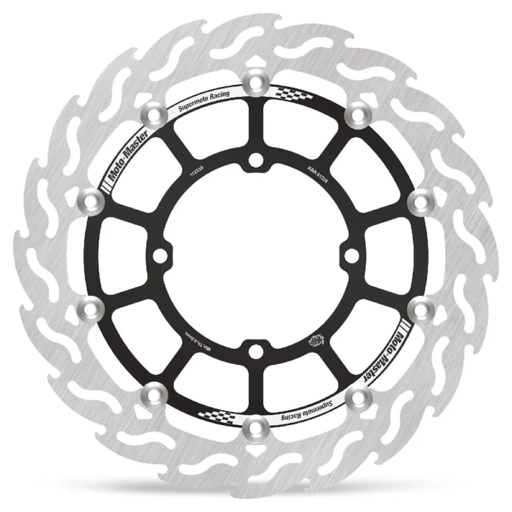 Disco Flame Series 320 Mm Anteriore Black Moto Master - 1