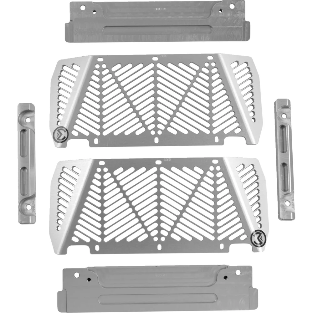 Pararadiatore Aluminum Silver Moose Offroad Hard Parts - 1