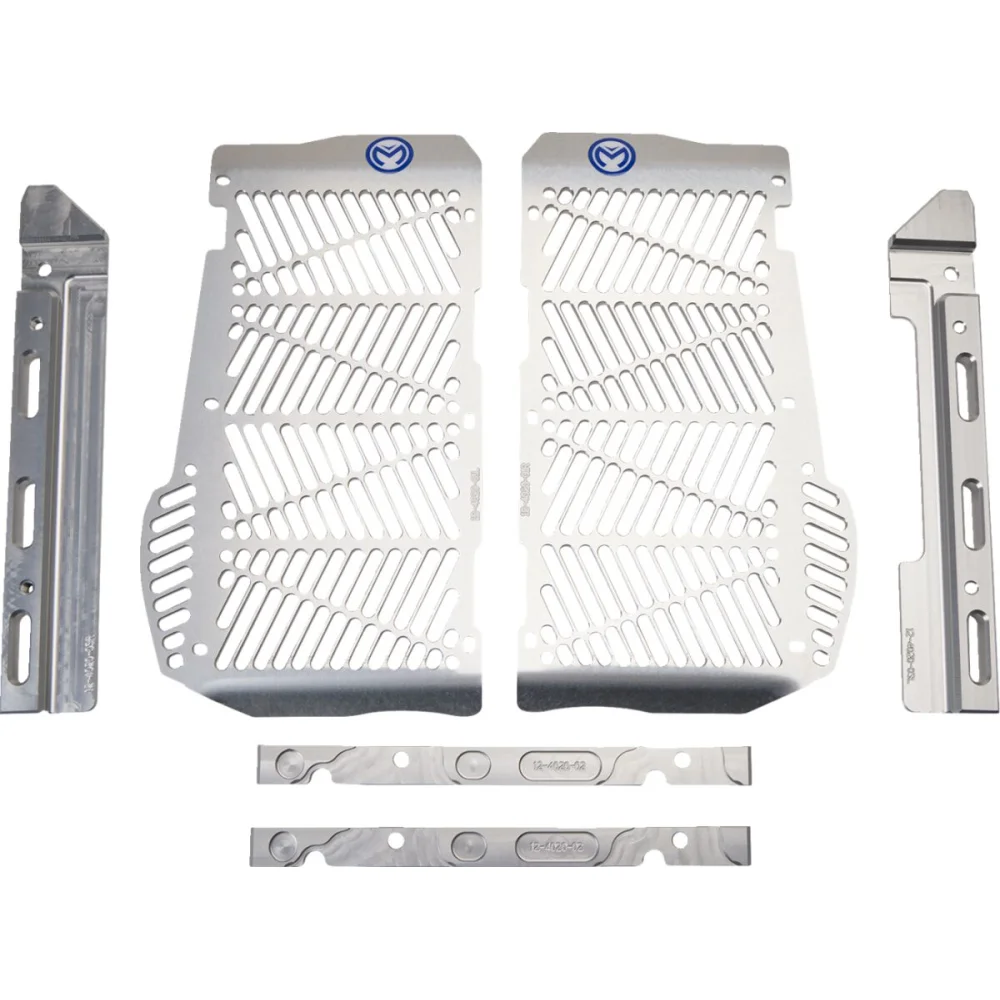 Pararadiatore Ricavati Dal Pieno Aluminum Silver Moose Offroad Hard Parts