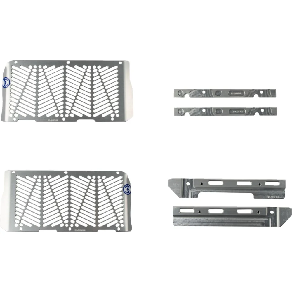 Pararadiatore Ricavati Dal Pieno Aluminum Silver Moose Offroad Hard Parts - 1