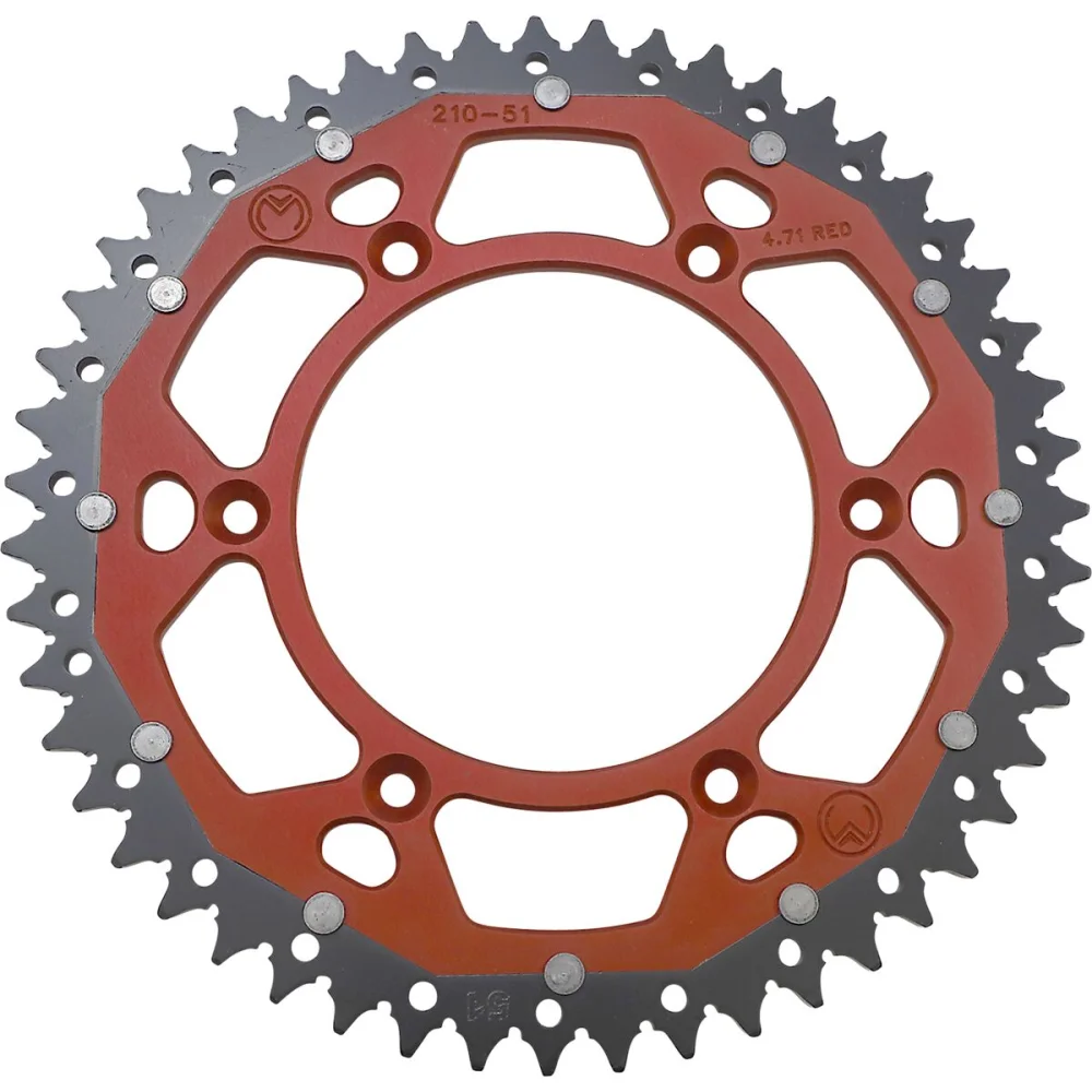 Corona 51 Denti Catena 520 Red Moose Offroad Hard Parts