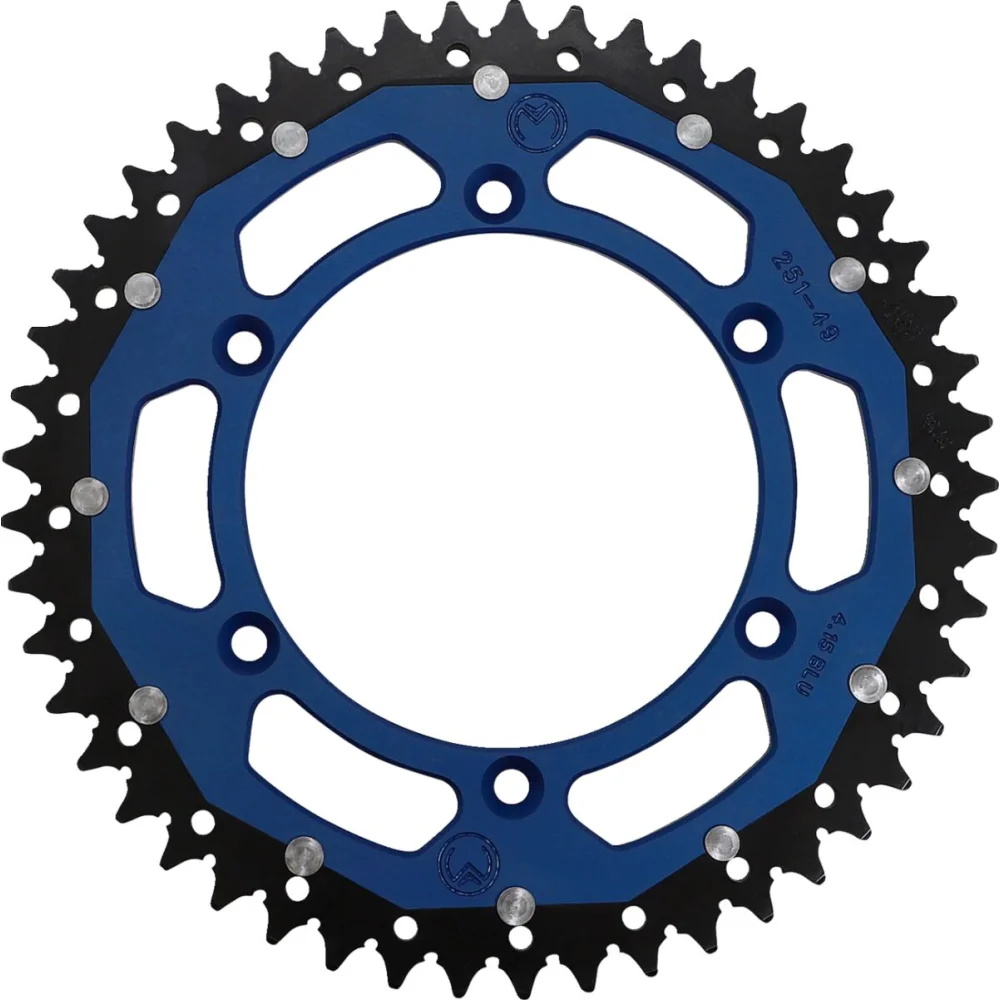 Corona 49 Denti Catena 520 Blue Moose Offroad Hard Parts