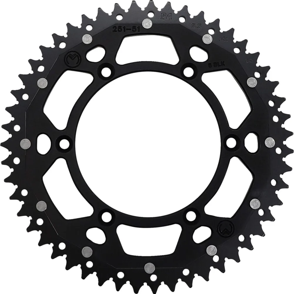 Corona 51 Denti Catena 520 Black Moose Offroad Hard Parts