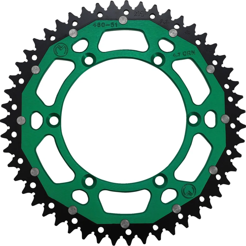 Corona 51 Denti Catena 520 Green Moose Offroad Hard Parts