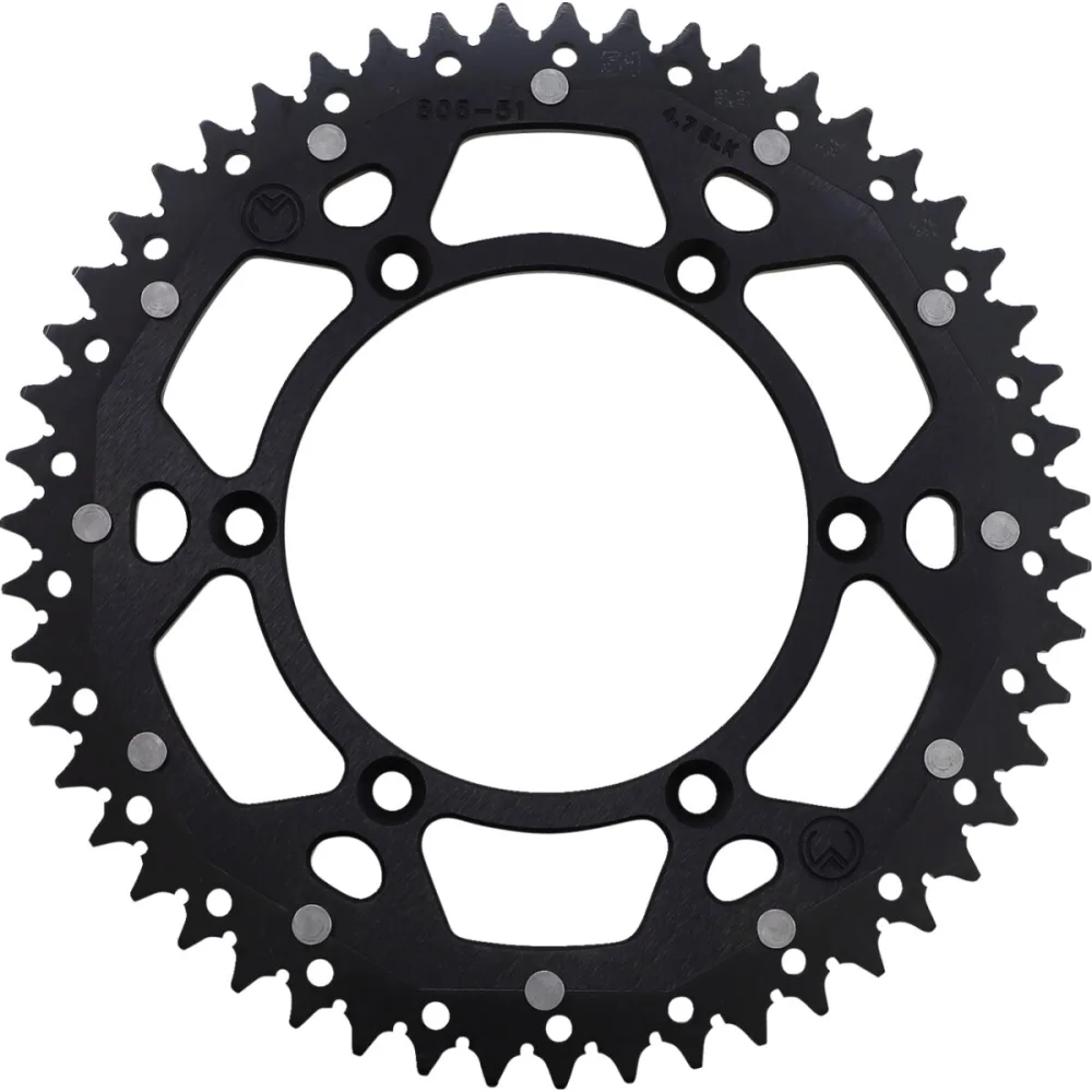 Corona 51 Denti Catena 520 Black Moose Offroad Hard Parts