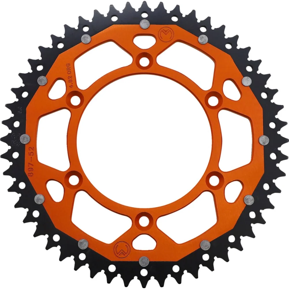 Corona 52 Denti Catena 520 Orange Moose Offroad Hard Parts