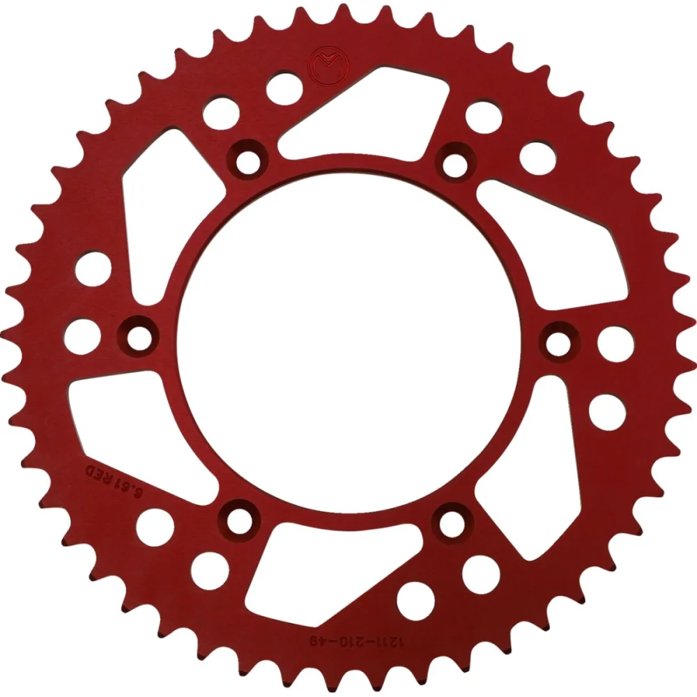 Corona Posteriore In Alluminio 49 Denti Catena 520 Red Moose Offroad Hard Parts