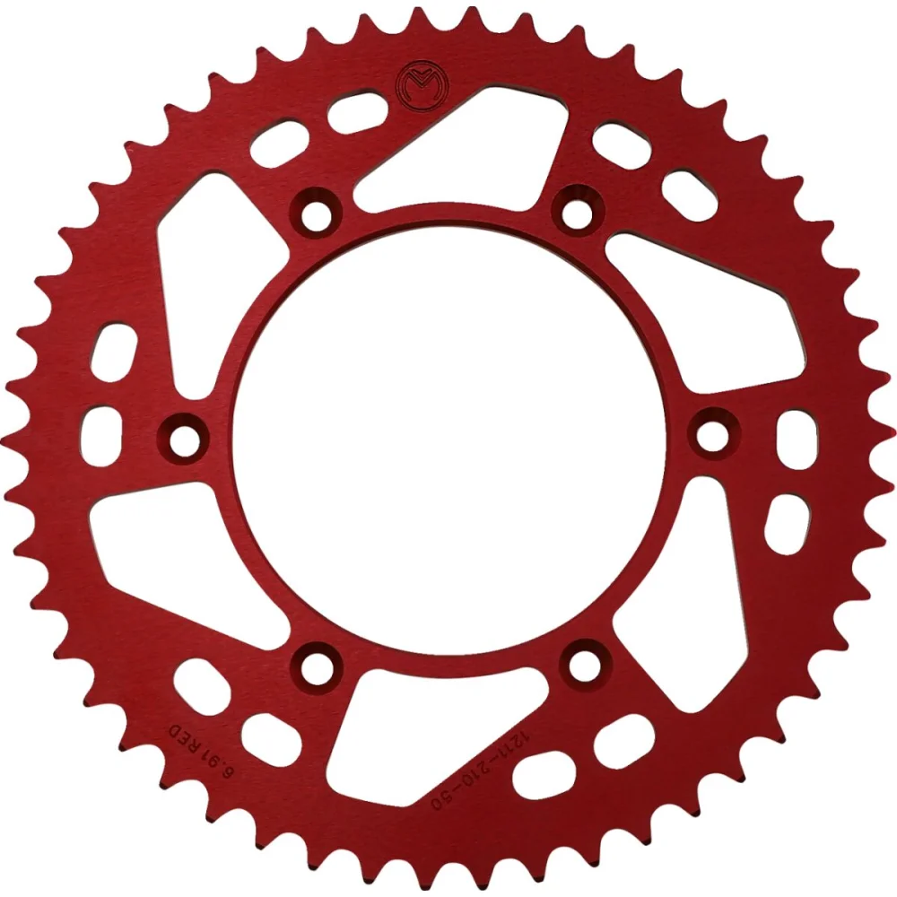 Corona Posteriore In Alluminio 50 Denti Catena 520 Red Moose Offroad Hard Parts