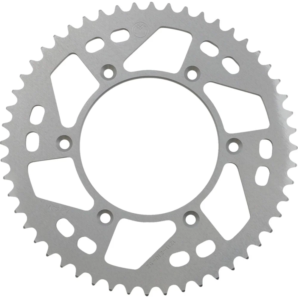 Corona Posteriore In Alluminio 52 Denti Catena 520 Silver Moose Offroad Hard Parts