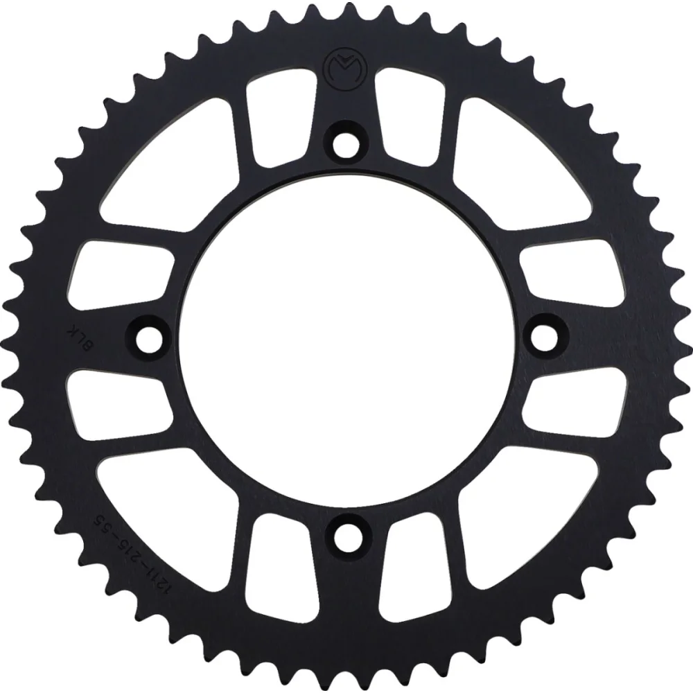 Corona Posteriore In Alluminio 55 Denti Catena 520 Black Moose Offroad Hard Parts