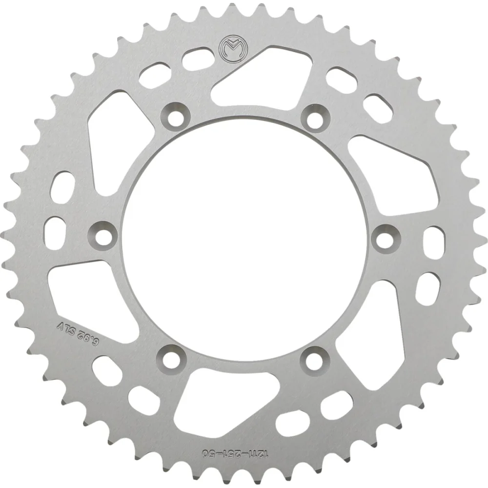 Corona Posteriore In Alluminio 50 Denti Catena 520 Silver Moose Offroad Hard Parts