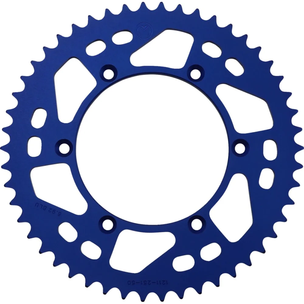 Corona Posteriore In Alluminio 50 Denti Catena 520 Blue Moose Offroad Hard Parts