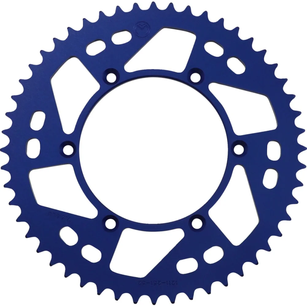 Corona Posteriore In Alluminio 52 Denti Catena 520 Blue Moose Offroad Hard Parts