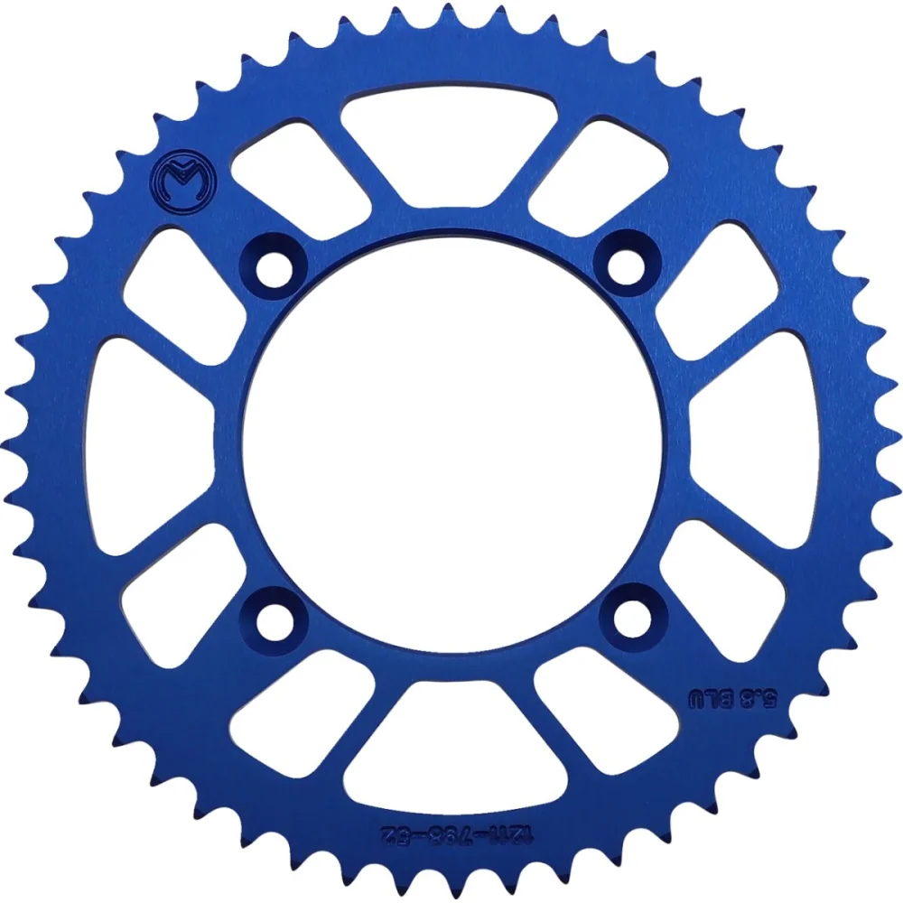 Corona Posteriore In Alluminio 52 Denti Catena 428 Blue Moose Offroad Hard Parts