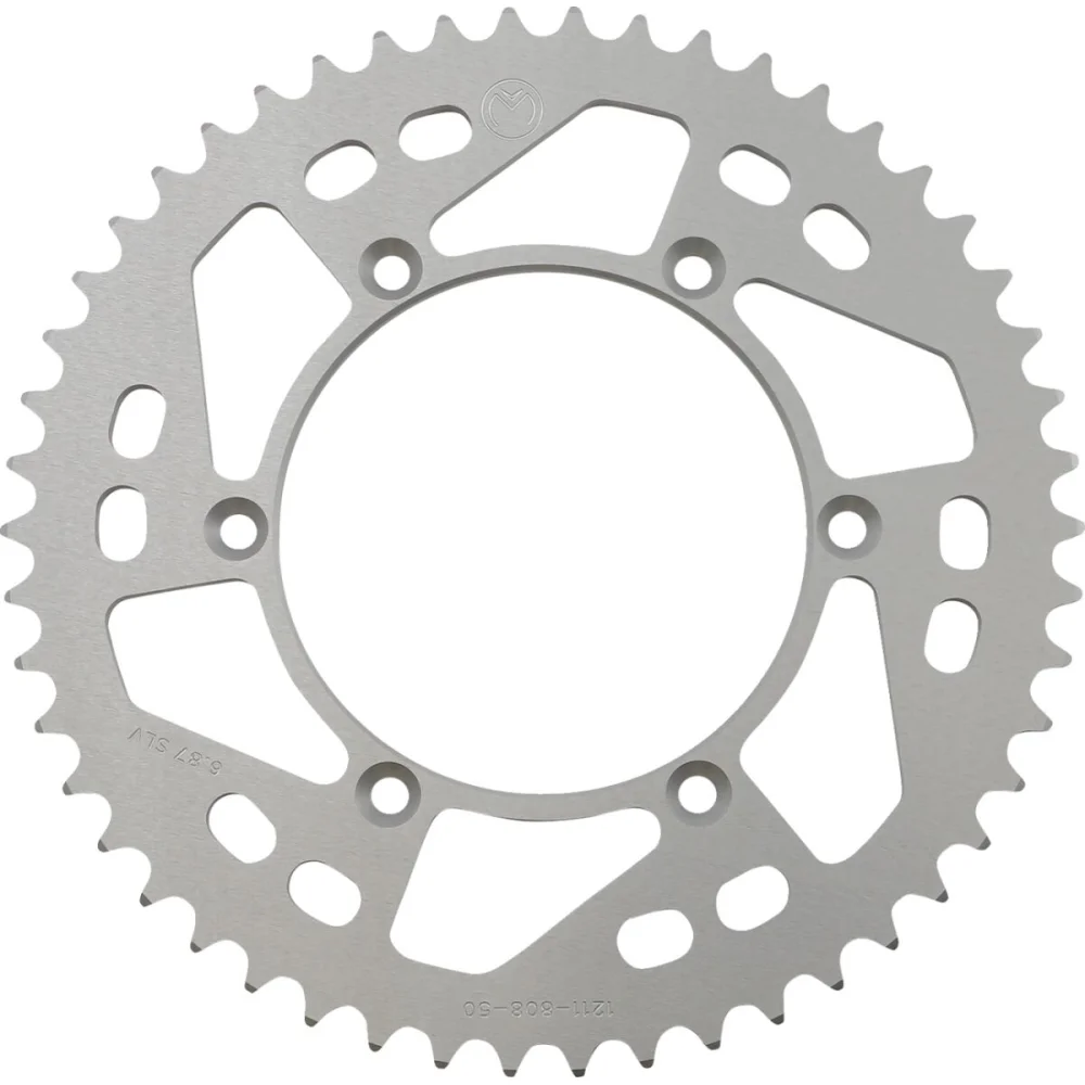 Corona Posteriore In Alluminio 50 Denti Catena 520 Silver Moose Offroad Hard Parts