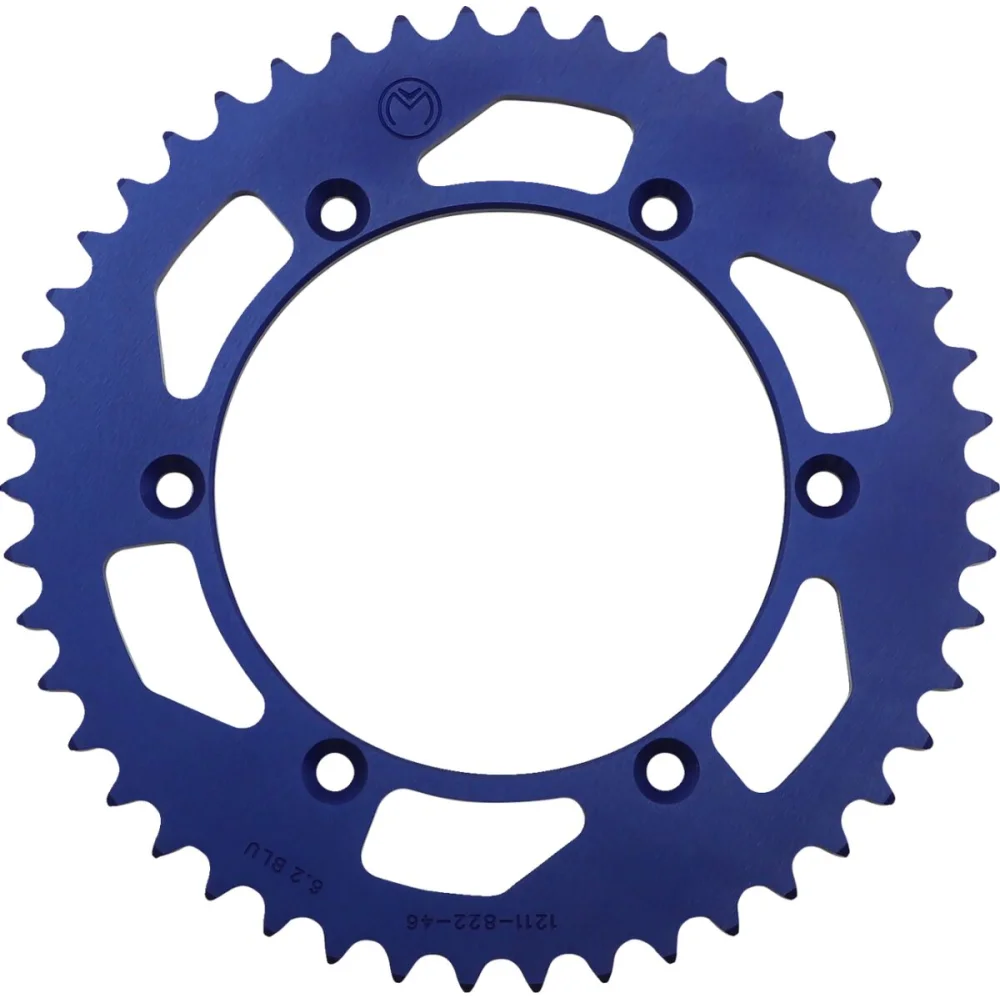 Corona Posteriore In Alluminio 46 Denti Catena 520 Blue Moose Offroad Hard Parts