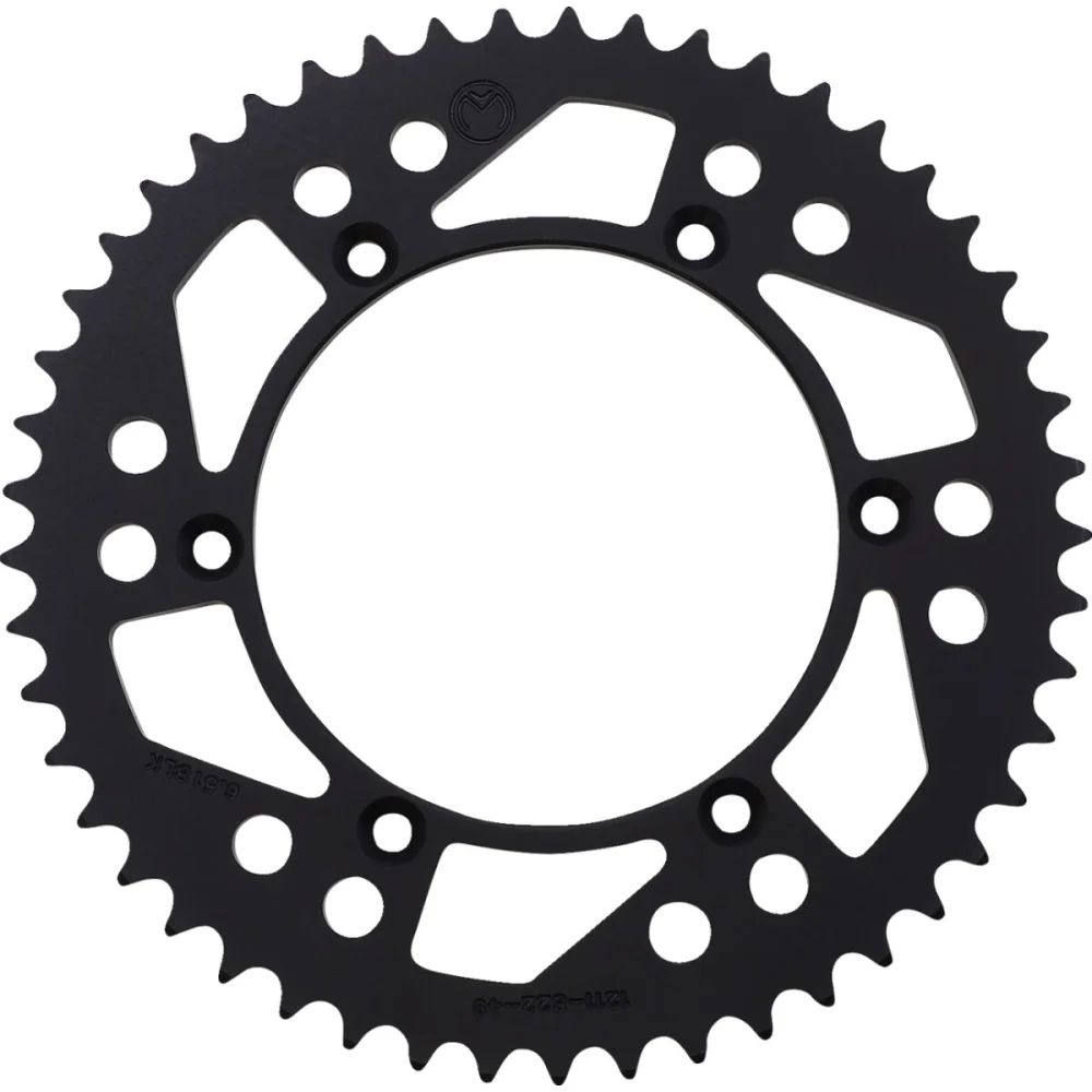 Corona Posteriore In Alluminio 49 Denti Catena 520 Black Moose Offroad Hard Parts