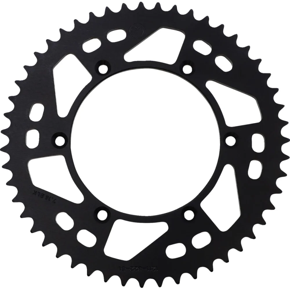 Corona Posteriore In Alluminio 51 Denti Catena 520 Black Moose Offroad Hard Parts