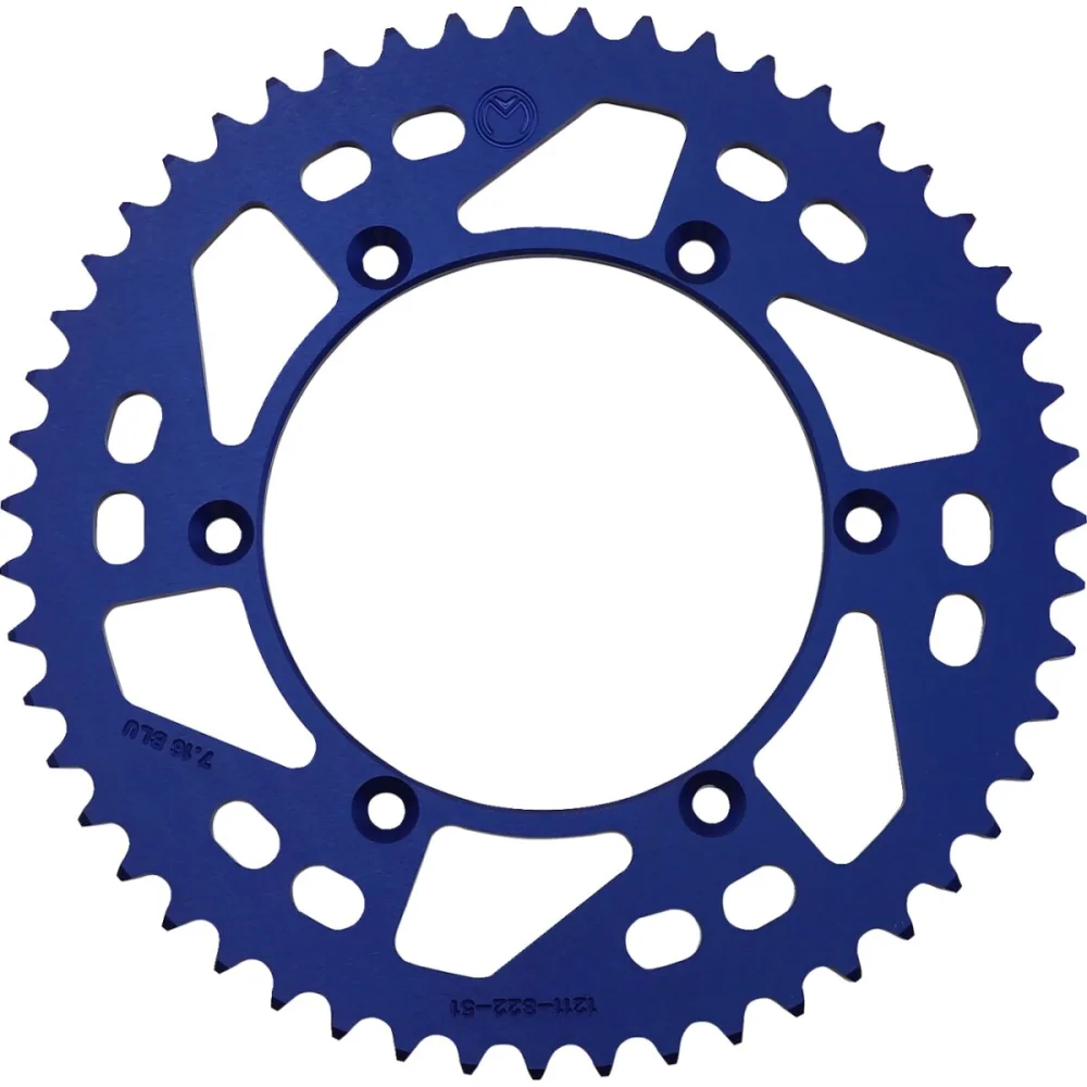 Corona Posteriore In Alluminio 51 Denti Catena 520 Blue Moose Offroad Hard Parts