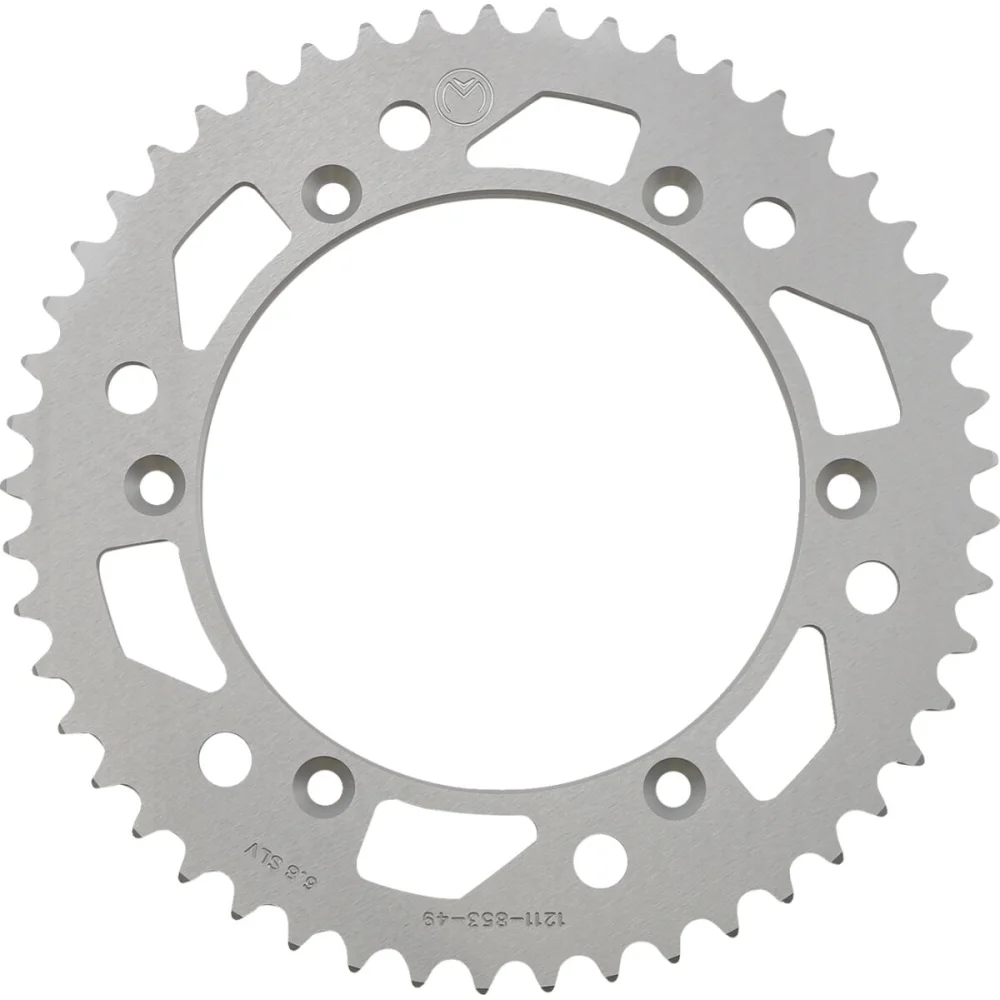 Corona Posteriore In Alluminio 49 Denti Catena 520 Silver Moose Offroad Hard Parts